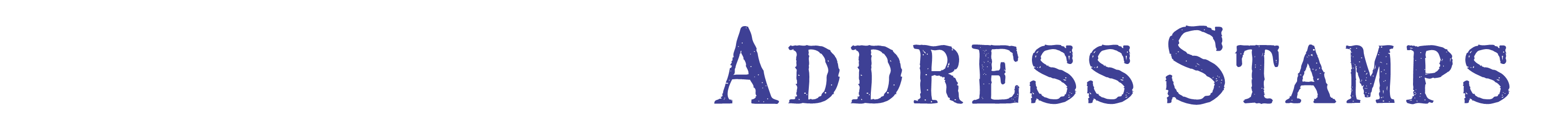 Address Stamps, RED, BLUE, BLACK, GREEN, PURPLE, SELFINKING